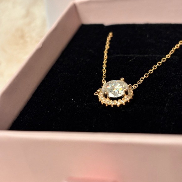 2ct Moissanite Solitaire Necklace - Picture 6 of 9